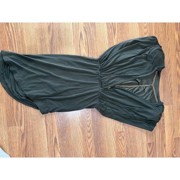 retrofête green bodycon Chessie Mini Evening party dress size  L - Picture 11 of 15